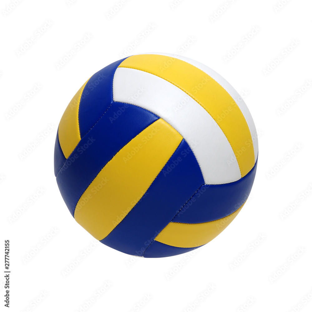 Wall mural volleyball ball on white