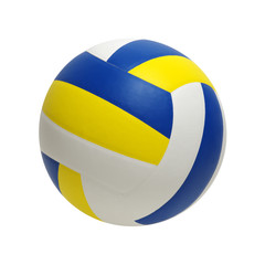 Volleyball ball on white