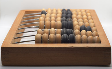 abacus on white background