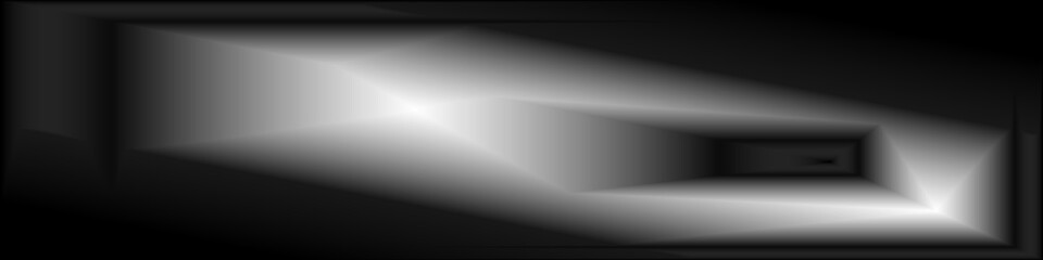 Digital Art, panoramic abstract 3D objects with soft lighting, Germany