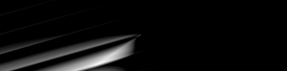 Digital Art, panoramic abstract 3D objects with soft lighting, Germany