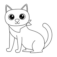 Cat cartoon design vector illustrator