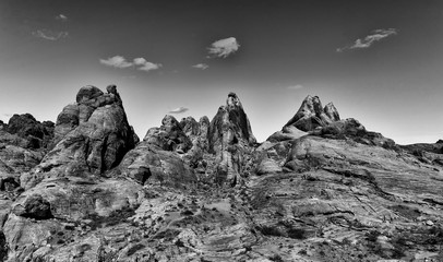 Rock formations in Valley of Fire State Park, Nevada USA