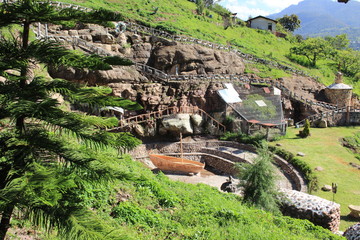 turisteando y conociendo un pueblo eco turístico rodeado de bosque