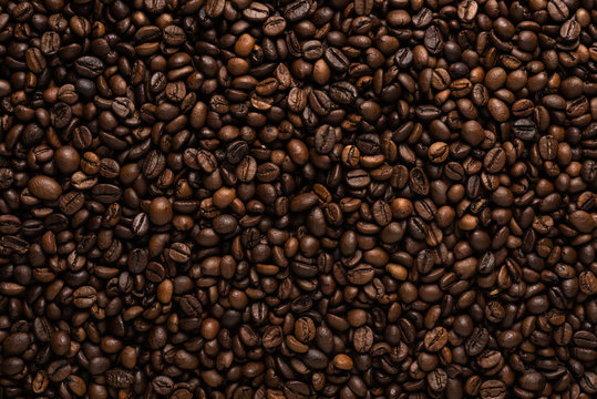 Background from freshly roasted coffee beans. © Mr.Ilkin