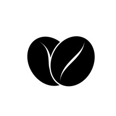 Coffee Bean Icon Logo Vector Illustration - Vector