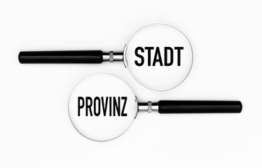 Stadt oder Provinz