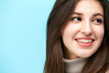 portrait of a young caucasian woman