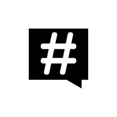 Hashtag Symbol Logo Icon Vector - Vector