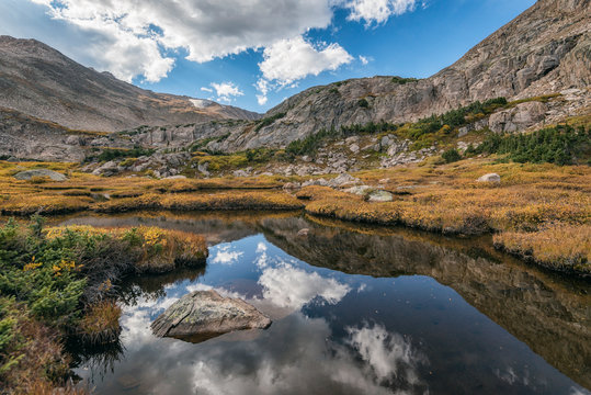 Fall tundra in the Indian Peaks Wilderness