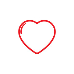 Heart Love Icon Vector Illustration - Vector