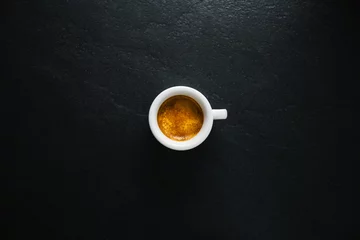 Foto op Plexiglas Cup of fresh made coffee served in cup © nerudol