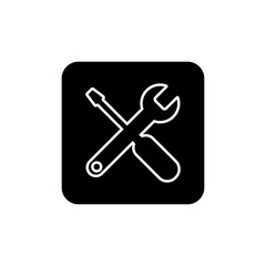 tool service icon template vector illustration - vector