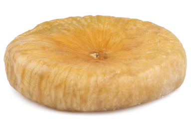 Dried figs isolated on white