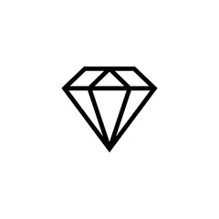 diamond icon template vector design illustration - vector