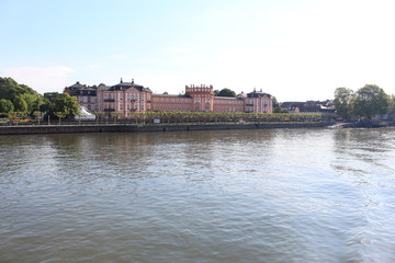 Biebrich Palace viewed from the Rhein river