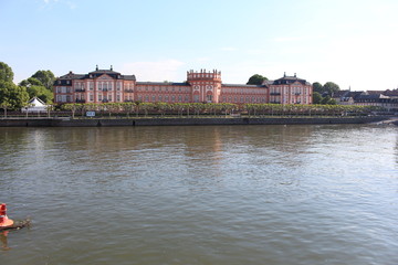 Biebrich Palace viewed from the Rhein river