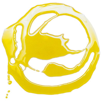 Round yellow olive oil