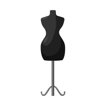 Vector design of mannequin and tailor logo. Collection of mannequin and manikin vector icon for stock.