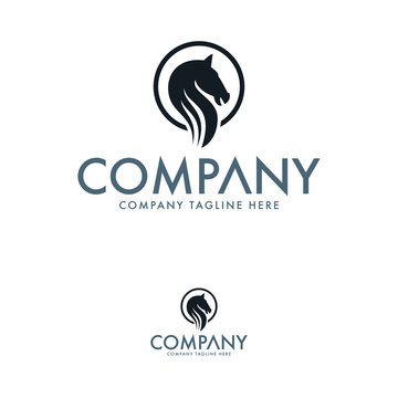 Horse Logo Design. Company Logo Template