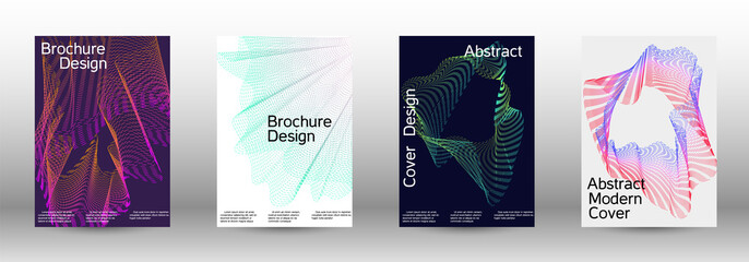 Cover design template set 