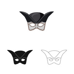 Isolated object of luxury and celebration logo. Collection of luxury and hide stock symbol for web.