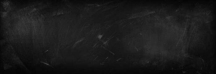 Wide blackboard or chalkboard banner 