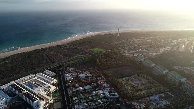Resort of Moro Jable and golf course, Fuerteventura, Canary Islands, Spain, Atlantic, Europe