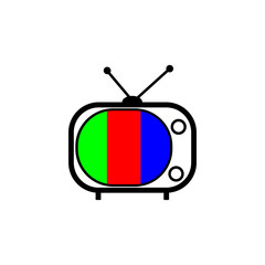 television design icon template vector illustration - vector