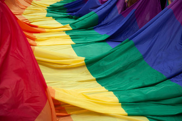 Gay pride, LGBTQ rainbow flag