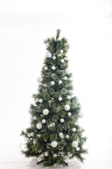 Christmas tree isolated on white