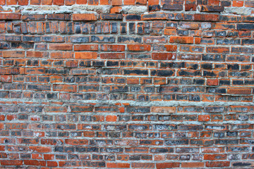 Background of old brick wall. Background red brick wall pattern texture background Wallpaper.