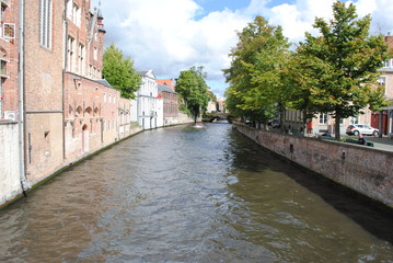 Canal; Bruges,Belgique