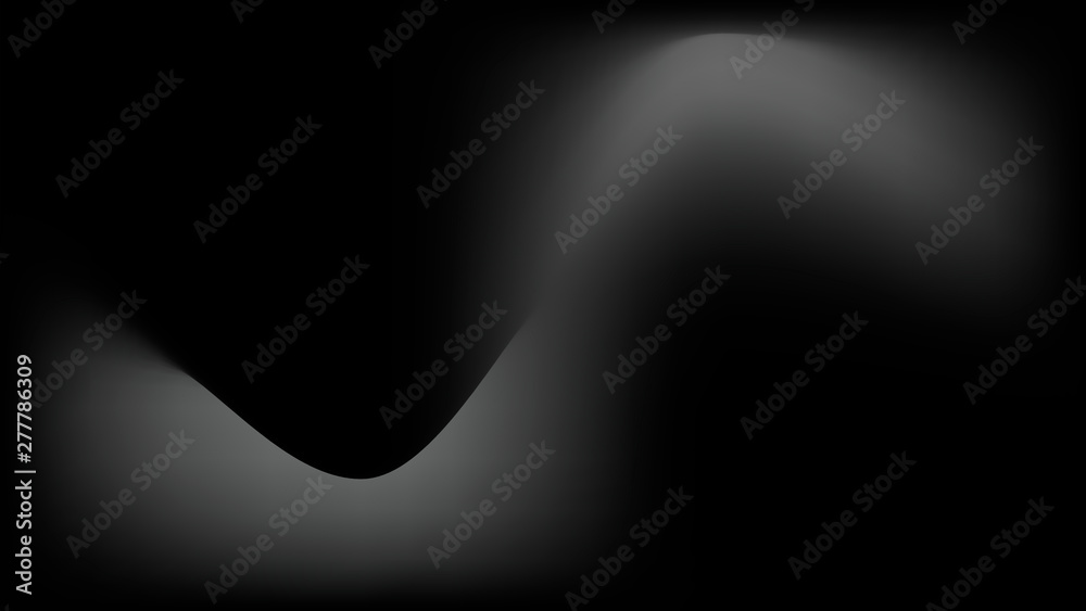 Poster Abstract gradient on blue background. Vector color gradient.