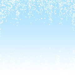 Fototapeta premium Magic stars sparse Christmas background. Subtle fl