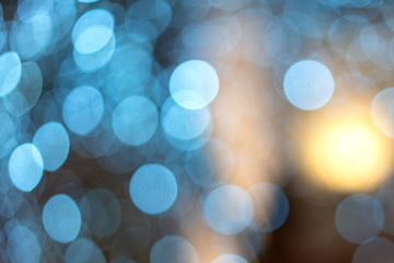 blurred bokeh blue, beautiful Wallpaper for a festive mood