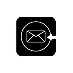 mail symbol icon design template vector illustration