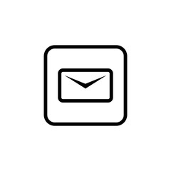 mail symbol icon design template vector illustration