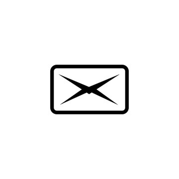 mail symbol icon design template vector illustration