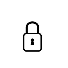 padlock design icon template illustration vector
