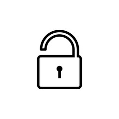 padlock design icon template illustration vector