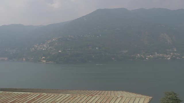 Lake Como from Nesso, Lake Como, Lombardy, Italian Lakes, Italy, Europe