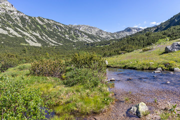 Landscape near The Fish Lakes, Rila mountain, Bulgaria