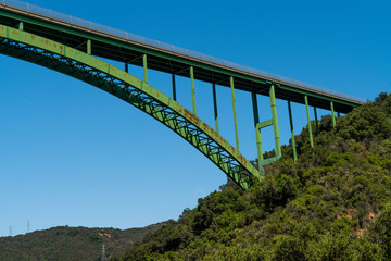 Obraz premium Historic Cold Springs Arch Bridge, California