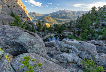 Rocky Pools above Gem Lake