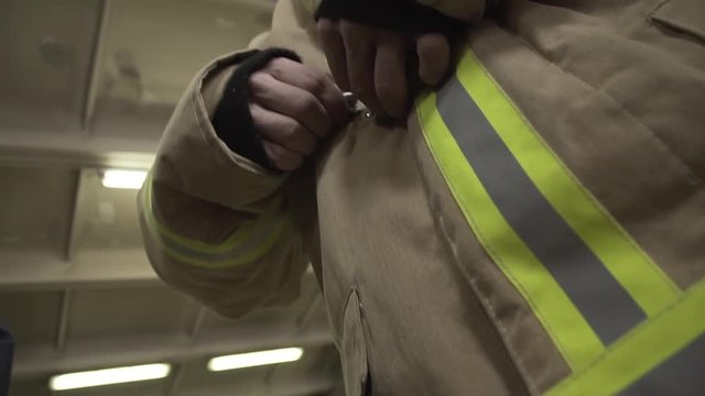 Firefighter Uniform Close-up