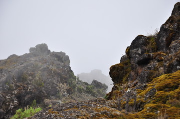 MounMountain Landscape Clouds Rock Africa