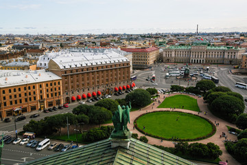 View from St. Isaac's Cathedral in St.Petersburg - Russia.
