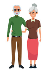 old people smiling and happy