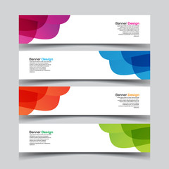 Vector Abstract banner web template